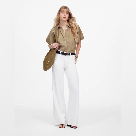 Madewell Pants - Madewell Superwide-Leg Jeans: Airy Denim Edition